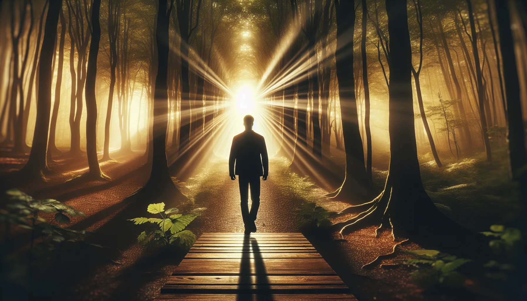 Personne marchant seule sur un chemin - symbolisant l'autonomie et le développement personnel